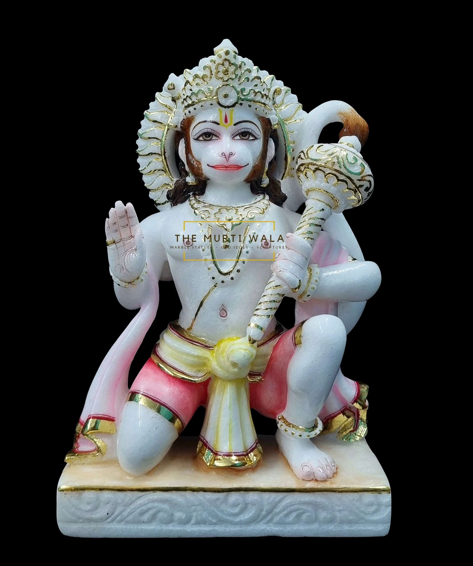 Lord Hanuman Marble Statue