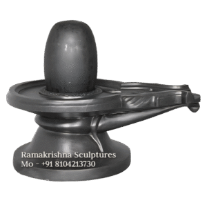 Black Marble Shiv Lingam