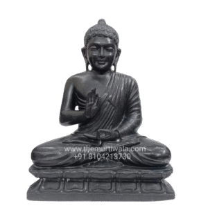 Black Buddha Idol Statue